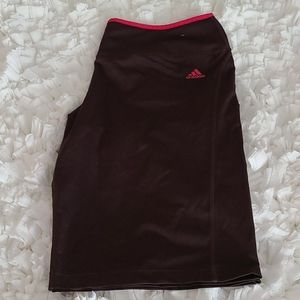 Adidas Brown Crop Shorts Size L